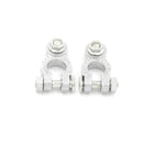 2X/Set Zinc Coat Positive Negative Battery Terminals Clamp Connectors For Car Te