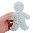 Christmas Gingerbread Man Cookie Cutter and Stamper Skeleton Baking Mould T FT
