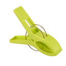 Pack of 8 Large Bright Colour Plastic Beach Towel Pegs Clips for Sunbed, va