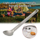 1pc Titanium Spoon Long Spoon Outdoor Camping Tableware useful Favor Favor N6W3