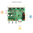 DX-0602 2.0 High Power DIY Speaker Amplifier Board 4558 OP AMP AC15-22V