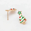 7 Pairs Christmas Earrings Cute Xmas Style Stud for Women Gift