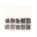 340pcs M3 Alloy Steel Hex Socket Button Head Screws Allen Bolt Nut Kit