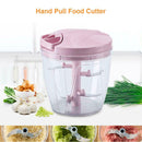 Manual Fruit Vegetable Chopper Hand Pull Food Cutter Grinder Kitchen Gadget