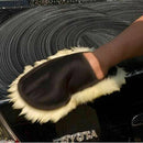 Super Soft Lambswool Car Wash Mitt Deep Pile Cleaning Glove Wash Durable
