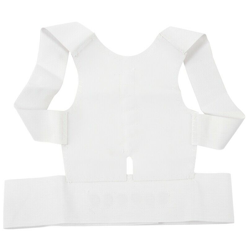 Body Shaper Adjustable Magnetic Posture Support Corrector Back Pain Shoulde B3F5