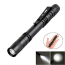 Pen Light Mini Portable LED Flashlight 1 Switch Mode led flashlight for Cam