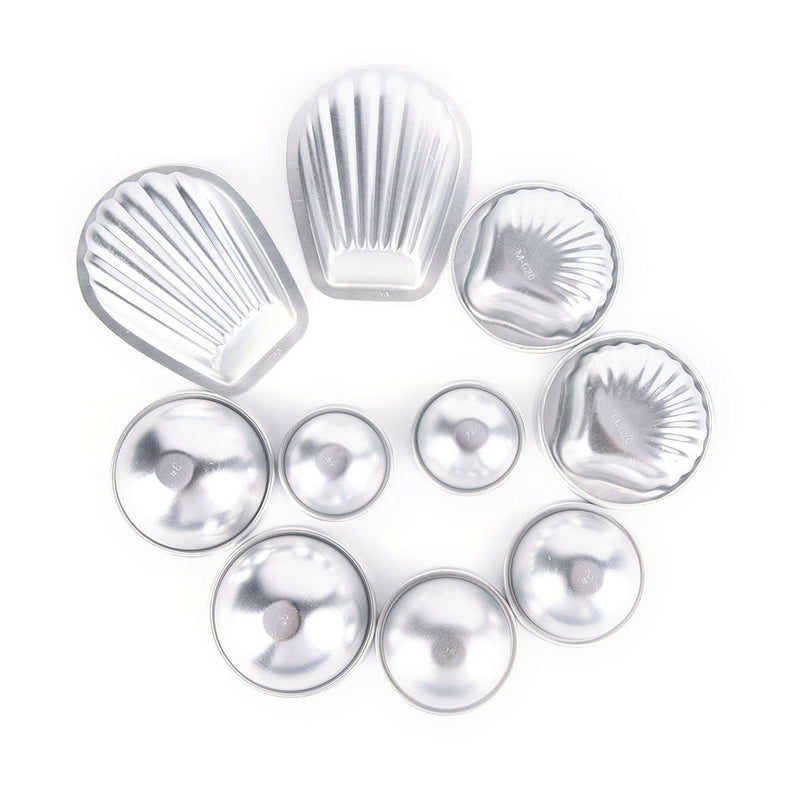5set Aluminum Metal Bath Bomb Mold Mould For Own Fizzles Homemade Crafting   FT