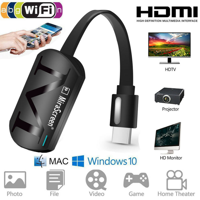 MiraScreen G4 TV Stick Dongle Anycast Cast HDMI WiFi Display Receiver Chromecast