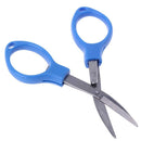 Mini Folding Stainless Steel Scissors Keychain Fishing Travel Cutter Blue