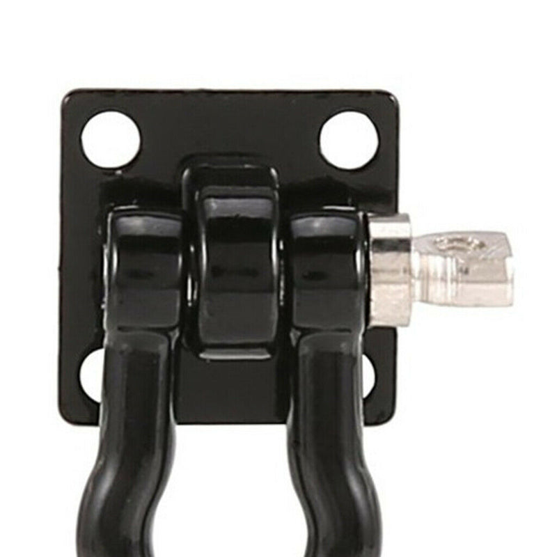 2PCS 1/10 Trailer Towing Hooks Buckle Tow D Shackles for 1/10 RC Crawler Car