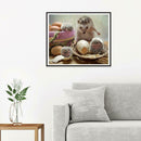5D DIY Full Drill Diamond Painting Cute Animals Cross Stitch Craft Kit (02)
