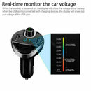 Wireless Car Bluetooth FM Transmitter MP3 Radio Adapter Charg USB Fast Car G0Y6