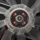 120mm Fans 4 LED LED Blue Computer Case Cooling M8E7