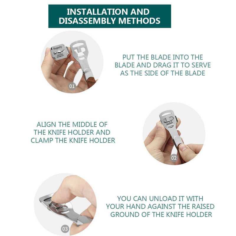 Stainless Steel Feet Removal Dead Skin Cutter Trimmer Pedicure Foot Care Tool