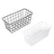 3x Small Metal  Food Storage Organizer Basket