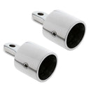 2x Bimini Eye End Cap Bimini Fittings Canopy Tube End for Boat 1 Inch Pipe
