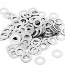 M4x9mm 304 Stainless Steel Round Flat Washer for Bolt Screw 100Pcs K3I4