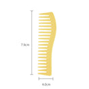 Hairdressing Comb Hair Styling Hand Grip Comb Hair Salon Tools (Yellow) A