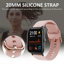 Silicone 20mm Solid Color Strap for Amazfit GTS Garmin Vivomove HR (Pink) A
