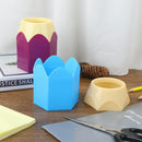 Creative Pen Vase Pencil Pot Makeup Brush Holder Stationery Desk Tidy Container