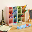 1Pcs Cute Plastic Office Desktop Storage Boxes Makeup Organizer Storage Box Tool