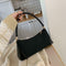 Fashion Women Handbag PU Leather Shoulder Shopping Bag Elegant Tote (Black) A#S