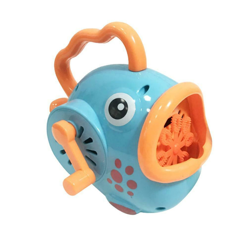 Cartoon Cute Fun Fish Automatic Bubble Machine Manual Blower Maker for Kids AU