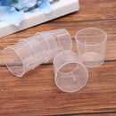 20x/Set 30ml Plastic Durable Measuring Cup Beakers Mould Making Kitchen ToolJR