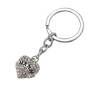 Fashion Lovely Crystal Rhinestone Letter "NANA" Heart Pendant Key Ring Key  L8L9