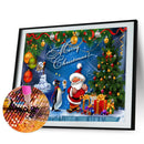 Full Drill Diamond Painting Santa and Penguin Rhinestone Handicraft Mosaic