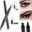 2 in 1 Pro Winged Eyeliner Stamp Eye Liner Pencil Black Makeup Liquid Waterproof