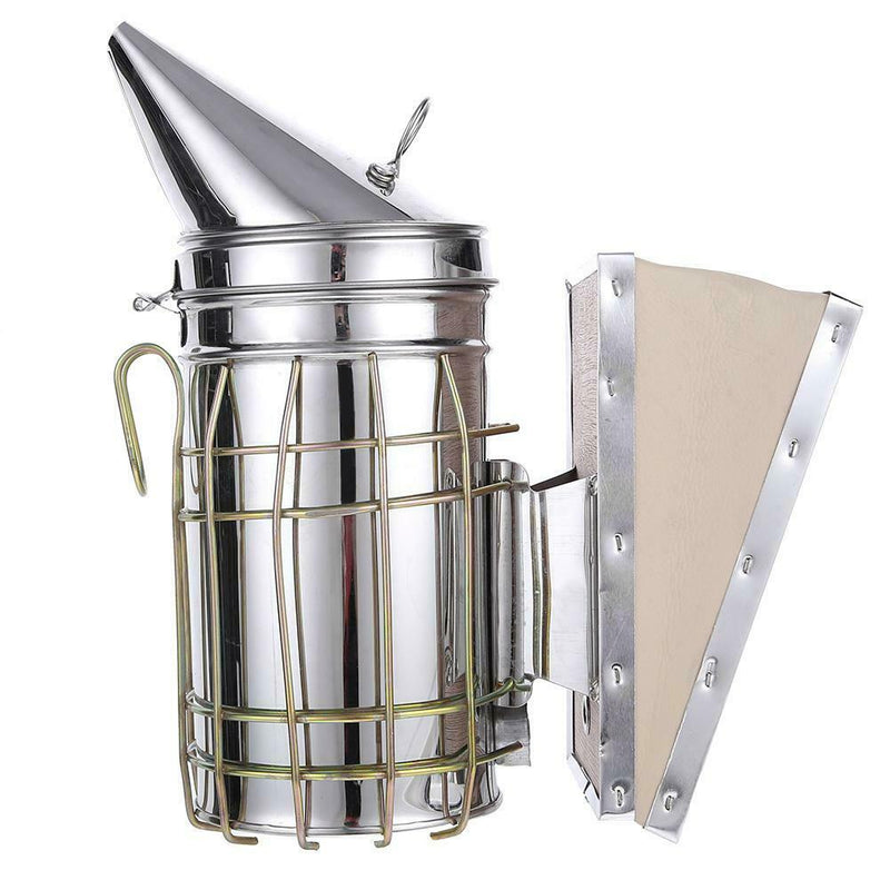 Multi-function Stainless Steel Manual Bee Smoke Transmitter Apiculture Tool A