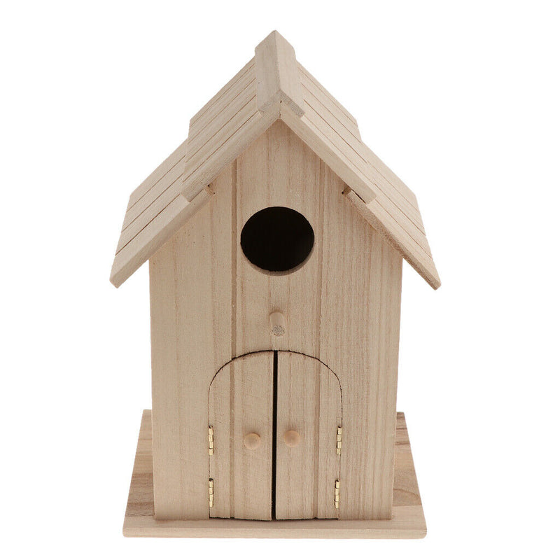 Wood Bird House Birdhouse  Bird Nest Nesting Box