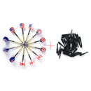 12Pcs Soft Tip Darts For Electronic Dartboard With 36 Extra Tips Professional LJ