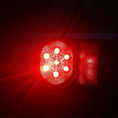 2Pcs 12V 14 Led Car Truck Trailer Boat Caravan Rear Tail Light Brake Lamp T