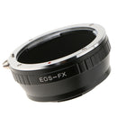 Metal Adapter Ring for Canon EOS EF EF-S Lens To  FX Camera Body X-Pro1 Black
