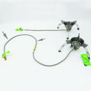 52cm Stainless Steel Pipe with Brass joint Extended Gas Adapter, Durable and