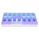 7 Days Per Week Pill Medicine Box Holder Storage Container Case Portable BX
