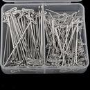 Canvas Manikin Head Canvas Block +150x Metal Wig T-Pins for Salon Wig Hair