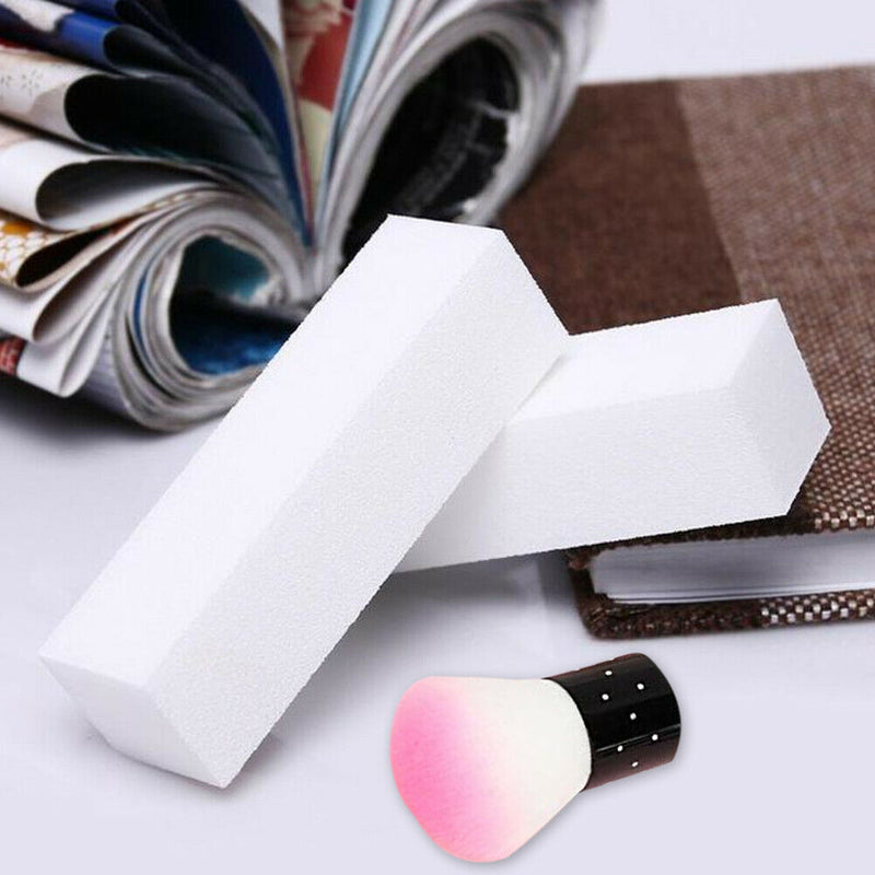 10pcs Nail Art Buffers Sanding Block Buffing Grinding Polishing Nail File