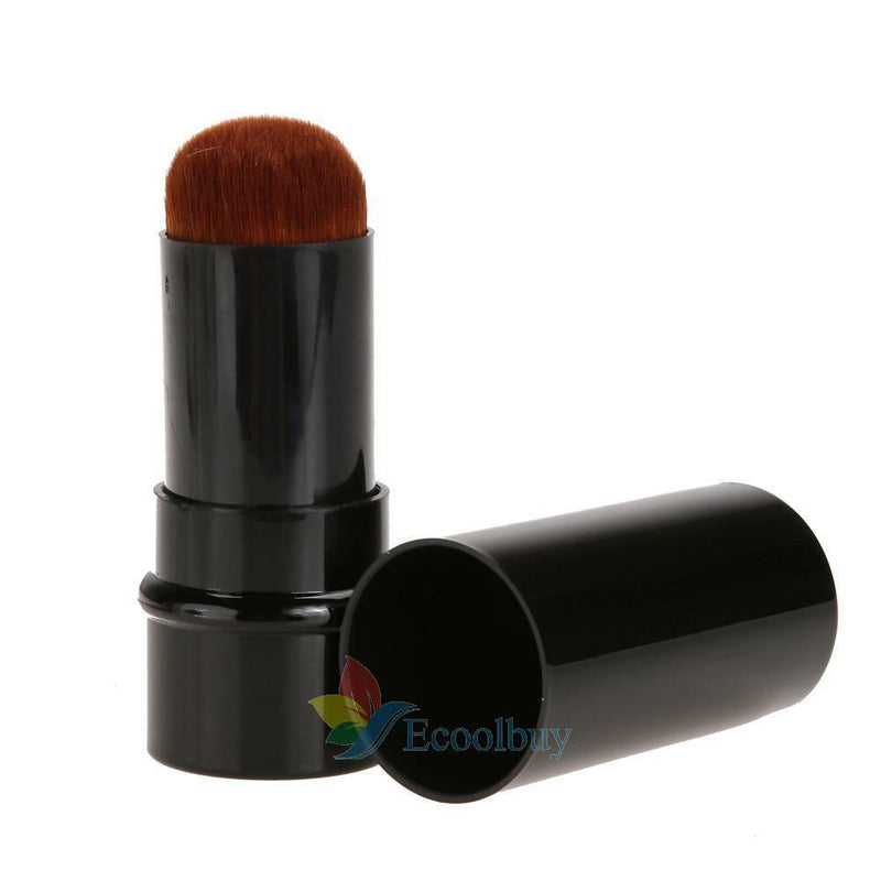 Retractable Makeup Beauty Cosmetic Face Powder Blush Brush Foundation Brushes A