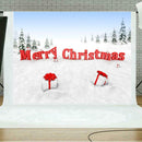 Merry Christmas Photography Background Cloth Backdrop Photographic Prop Decor