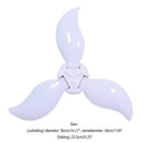 Fan Three-Blade LED Lamp 45W E27 Foldable Energy Saving Home Ceiling Light