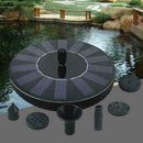 Bird Bath Fountain Solar Powered Water Pump Floating Pond Garden Patio Outd X2Y0