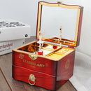 Dancing Ballerina Music Box Plastic Jewellery Box Girls Carousel Hand Crank