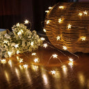 Waterproof LED Star Copper Wire String Light Fairy Xmas Lamp Wedding Party  R9Q2
