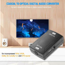 Toslink Optical Digital to Analog Audio Converter Fiber Coaxial Signal to RCA