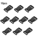 10pcs Side Release Buckle Belt Buckles Replacement For Backpack Luggage Bag Part