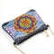 DIY Flower Special Shape Diamond Painting Leather Chain Shoulder Bag Clutch